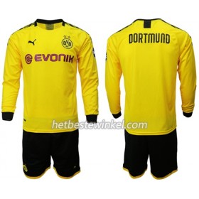 Borussia Dortmund Voetbaltenues Kind Thuis 2019/20 - LS (+ Korte broeken)